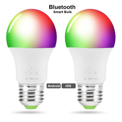 

2PCS E27 45W Bluetooth Mesh Smart LEDBulb Tunable WhiteNo hub Required Suitable