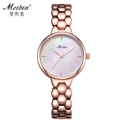 

Meibin fashion boutique steel belt ladies watch mother-of-pearl watch female models wild temperament fashion womens watch 10