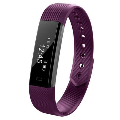 

ID115 Touch Screen Fitness Tracker Watch Smart Bracelet Wristband