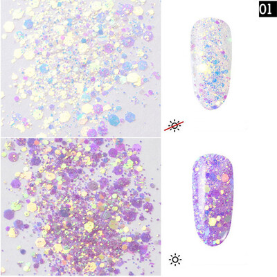 

Toponeto Optical Chameleon Mirror Powder DIY Dust Nail Art Glitter Chrome Pigment