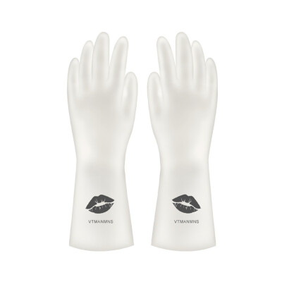 

〖Follure〗Waterproof Kitchen Cleaning Rubber Gloves for Dish Washing Bowl 1Pairs