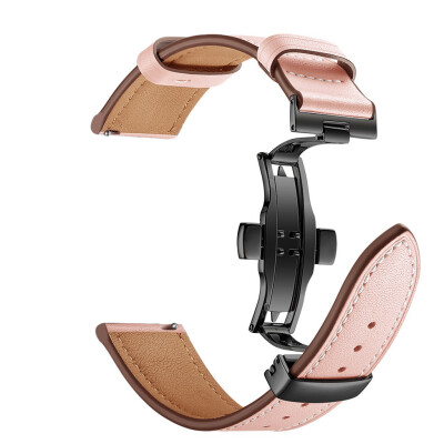 

〖Follure〗Butterfly buckle Leather Wrist Watch Strap Band For AMAZFIT 22S 22MM