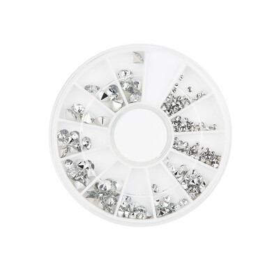 

Toponeto Mermaid Nail Gradient Pearls Sequins Glitter Dazzling Manicure Nail Art Decorati