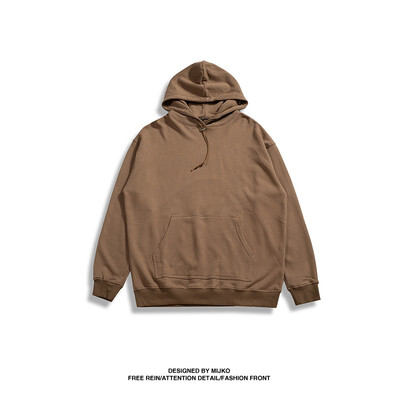 

MIJKO mens womens autumn&winter new metal buckle net color drop shoulder version of the basic men&women with the same sweater candy color