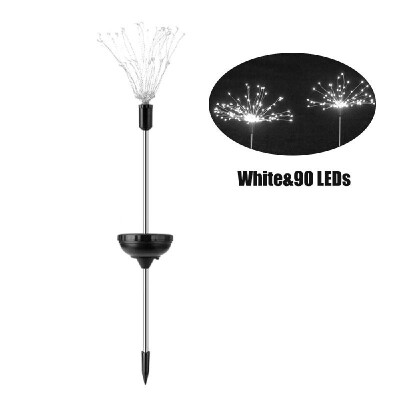 

1PCS Solar Powered 150LE-D Lights Copper Wire Starburst Fireworks Fairy String Garden Landscape Light Christmas Outdoor Decor Path