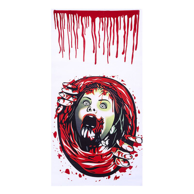 

Halloween Decoration Accessories Blood Toilet Seat Stickers Party Decorations Zombie Splattered Horror