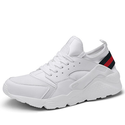 

Mens Shoes Casual Sports Fashion Breathable Shoes Lace Up Running Shoes Light Sneakers Shoes For Men Red White Green Black