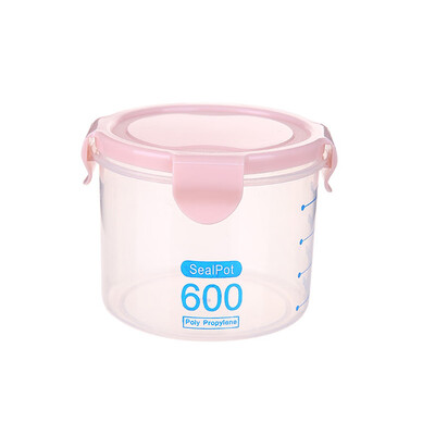 

Gobestart Plastic Sealed Cans Kitchen Storage Box Transparent Food Canister Keep Fresh Jar
