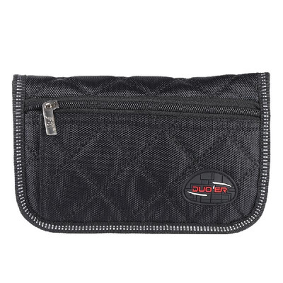 

Durable Trombone Euphonium Trumpet Mouthpiece Pouch Bag with 4 Soft Compartments Black