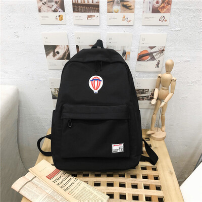 

Inswind schoolbag female Korean version of high school students nylon cloth Johnson Department of antique feeling young girls make