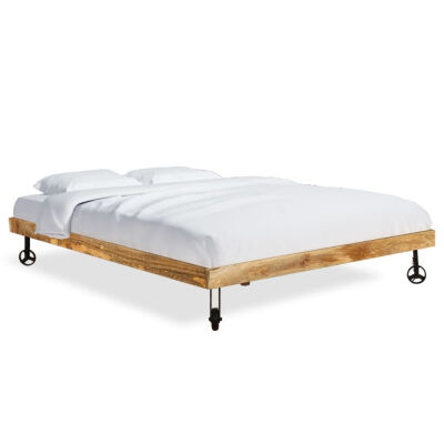 

Bed Frame Rough Mango Wood 709"x787