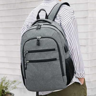 

Backpack Mens Fashion Junior High School StudentsBookbags with Large Capacity Computer Travel Shoulders
