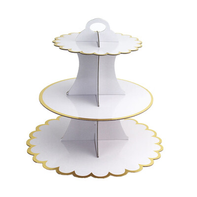 

3 Tier Cupcake Stand Food Platter Round Display Party Decoration Wedding Accessories Dessert Rack