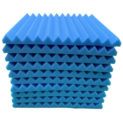 

〖Follure〗10Pcs Acoustic Foam Panel Sound Stop Absorption Sponge Studio KTV Soundproof