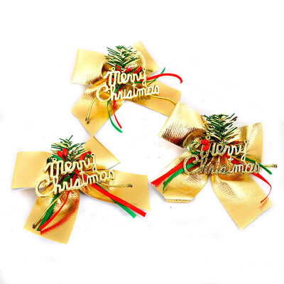

〖Follure〗3PCS Christmas Ribbon Big Red Bow Bead Decoration Gift Ornament