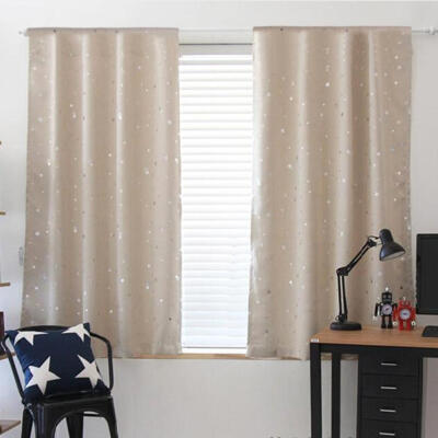 

1X13m Star Blackout Curtain Living Room Window Blind Shading Screen Drapes