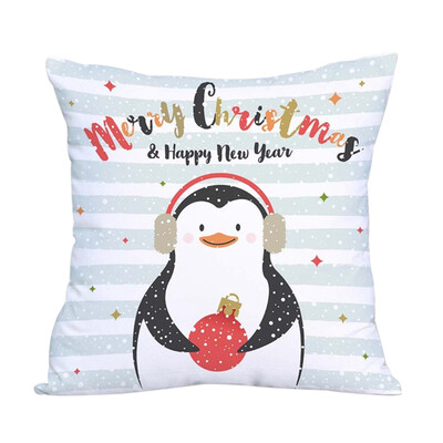 

Christmas Throw Pillow Case Home Living Room Sofa Merry Christmas Decorative Cushions Covers Pillowcase