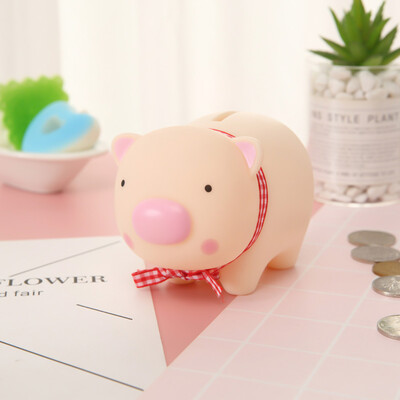 

10588CmHome Fashion Cartoon Cute Panda Pig Piggy Bank Silicone Piggy Bank Home Decoration Child Gifts
