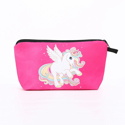 

Makeup Bag 3D Printed Cosmetic Bag Clutch Bag Ladies Storage Wash Bag Travel Girls Women Handbag