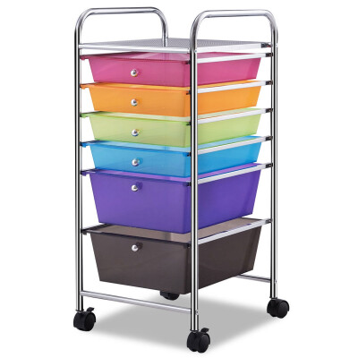 

6 Drawers Rolling Storage Cart Organizer