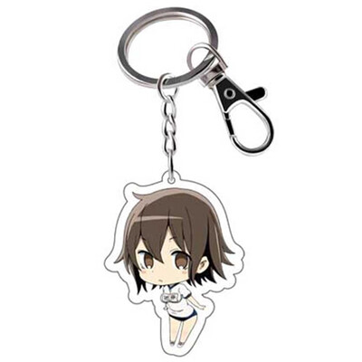

Anime Durarara Double-sided Cartoon Figures Keychain DRRR Orihara Izaya Acrylic Car Key Holder Chain Pendants Keyrings Gift