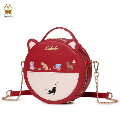 

Small bag girl 2019 new small round bag Messenger bag chain mini womens bag small fresh&lovely cute