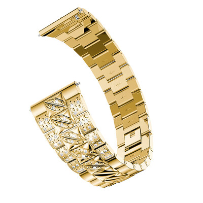 

〖Follure〗Replacement Metal Crystal Watch Strap Wrist Band For Samsung Galaxy Watch 46mm