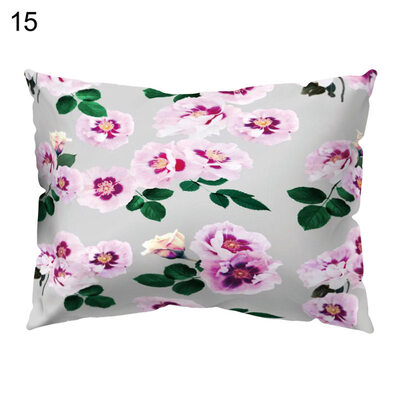 

Multicolor Eucalyptus Leaf Cactus Peony Pillow Case Cushion Cover Home Decor
