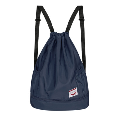 

Tailored Women Nylon Bag Outdoor Fitness Drawstring Beam Mouth Backpack Sports Bag