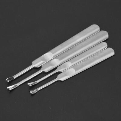 

Greensen 4 Pcs DIY Stainless Steel Groover Leather Trencher UV Type Leather Carving Tool