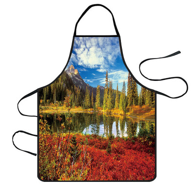 

Toponeto Home Women Waterproof Cute Cartoon Kitchen Restaurant Cooking Bib Apron Aprons