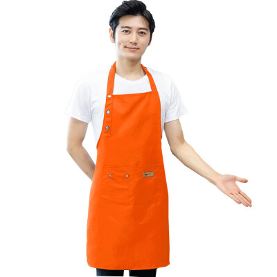 

Oxford Cloth Pocket Unisex Kitchen Cafe Milk Tea Shop Working Protective Apron