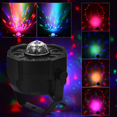 

Mini LED Par Lights RGB Spotlight DJ Party Lamp BT Speaker 9 LEDs Wireless Remote Control U Disk for Stage KTV Disco Karaoke Club