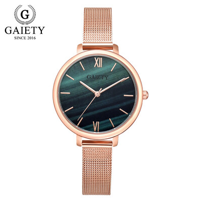 

Gobestart Luxury Temperament Lady Stainless Steel Mesh Belt Watch Analog Quartz Watch