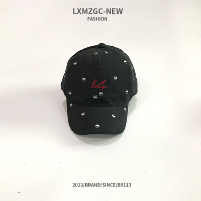

Childrens Korean version of the new baseball cap letter tide hip hop baseball cap outdoor sports sun visor Cap summer