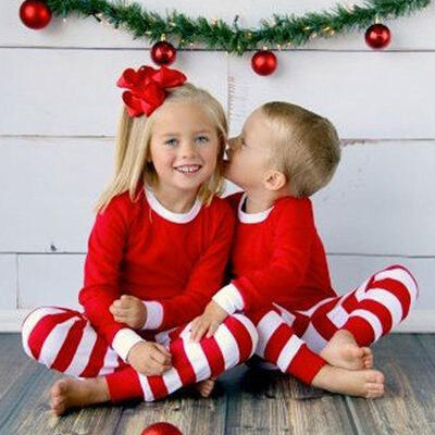 

Xmas Newborn Baby Boys Girls T-Shirt TopsPants Clothes Outfits Pajamas Set