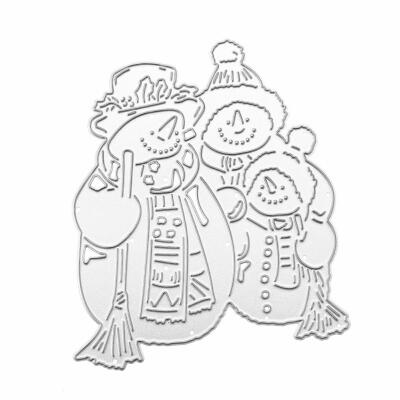 

Sweeping Snowmen Cutting Die Stencil Embossing Scrapbook Craft Paper Card