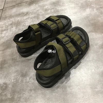 

2019 summer Korean version of magic sticker student girl 100 sandals original sandals air permeable sandals sandals