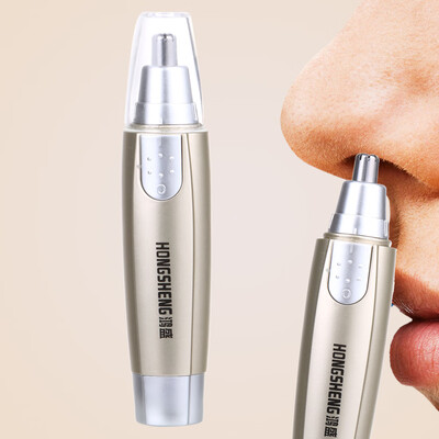 

Electric Shaver Men Nose Hair Trimmer Safe Face Care Nose Shaving Gold