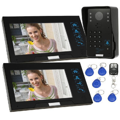 

KKmoon® 7 Wired Video Door Phone System RecordSnapshot Visual Intercom Doorbell with 2800x480 Indoor Monitor 11000TVL Outdoo