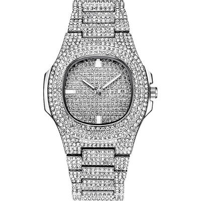 

Women Bling Watch Luxury Lady Stainless Steel Analog Quartz Wristwatch Woman Female Business Watches Relogio Feminino