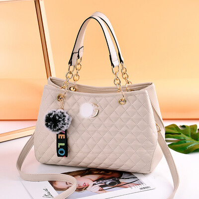 

Ladies bag 2019PU leather Korean fashion summer new womens bag wild personality handbag shoulder Messenger bag