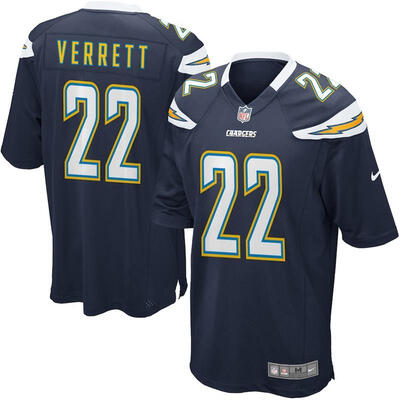 

Mens Football Jersey Los Angeles Chargers Jason Verrett Navy Blue Game Jersey