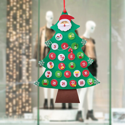 

Tailored Christmas Family Decorations Santa Claus Calendar Hotel Lobby Pendant