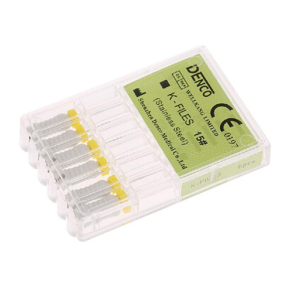 

6PCS K-type File Endodontic Root Canal Manual K-Files Stainless Steel Dentist Tools Teeth Care Product