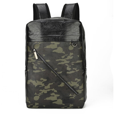 

Ai Guai Mens Backpack Backpack Male College Student Bag Male Leisure Fashion Travel Bag Camo Computer Bag