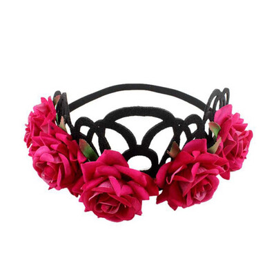 

〖Follure〗Handmade Flower Garland Halo For Wedding Flower wreath Decorations BK