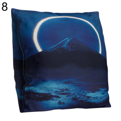 

Double-sided Printed Tree Moon Mountain Pillow Case Cushion Cover Sofa Bed Decor