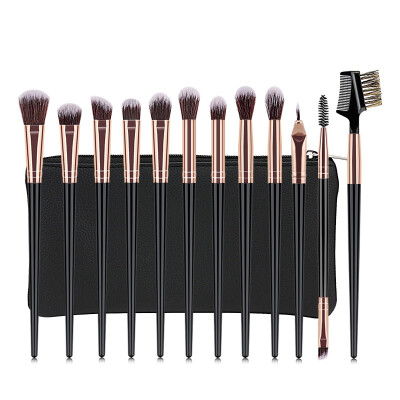 

12pcs Eye Makeup Brushes Set Eyeshadow&Eyebrow Comb Fan Brush Eyelash Brush Kits