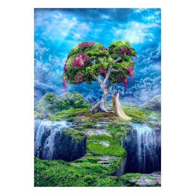 

5D DIY Full Drill Diamond Painting Green Landscape Cross Stitch Embroidery